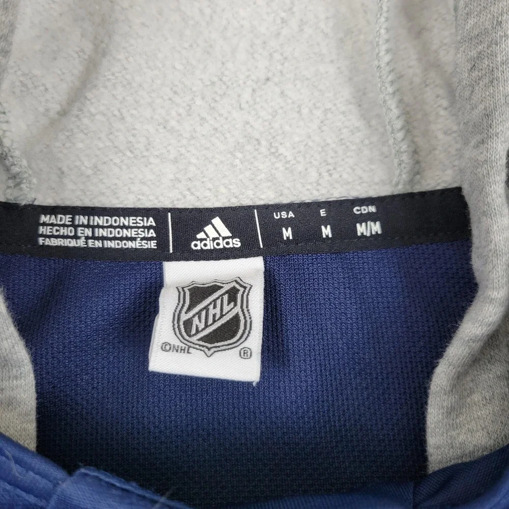 Nashville Predators Hoodie Mens Medium Adidas NHL Pullover AEROREADY 2021‎
